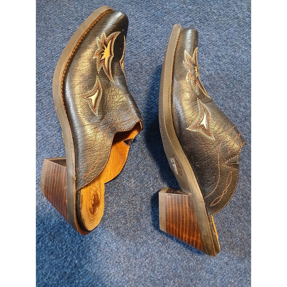 Ariat Women Dixon Western Mule Slip On Boots NWOB    6.5 - Picture 4 of 9